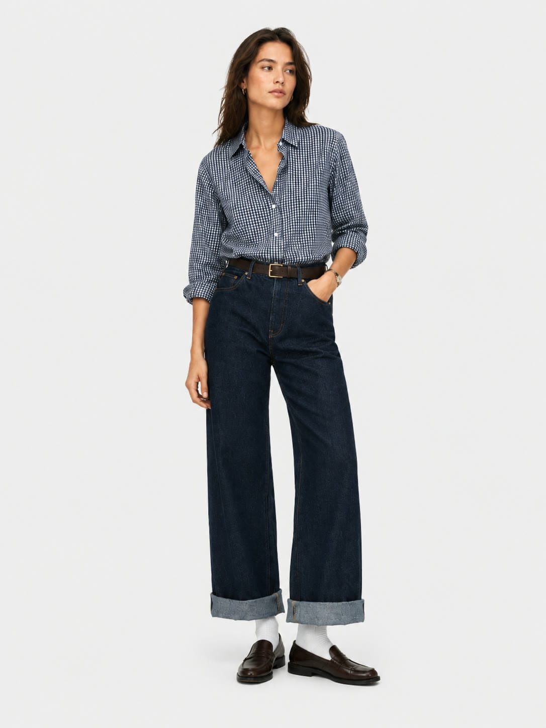 The Chambray Shirt, studio view