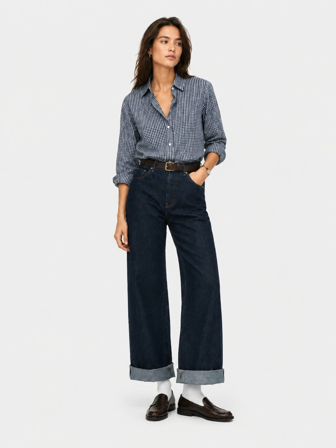 The Chambray Shirt, studio view